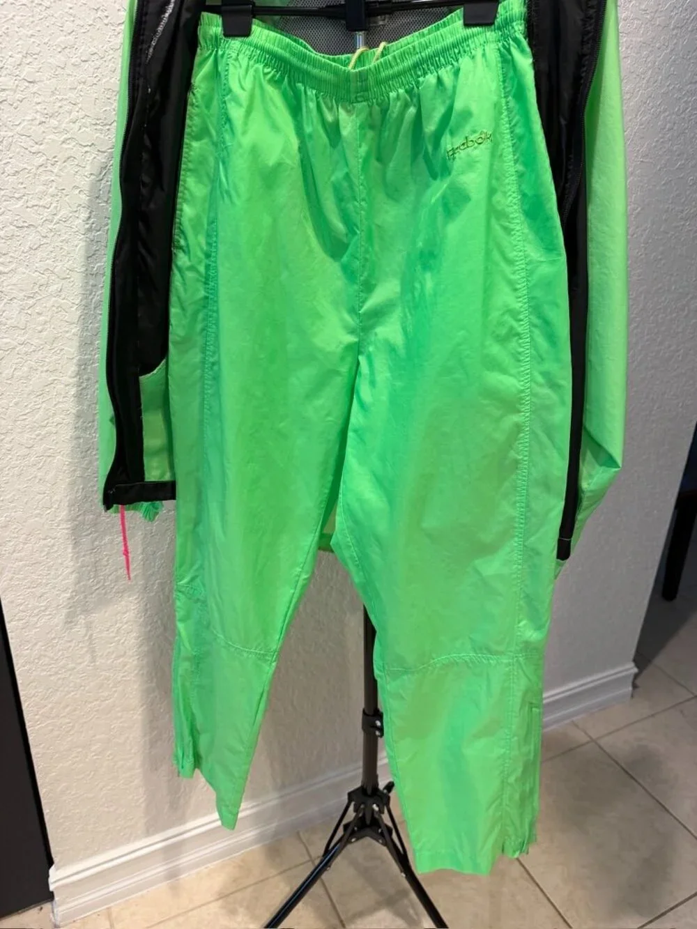 VTG 90s Reebok Sport Neon Colorblock Tracksuit Windbreaker Two Piece Set M